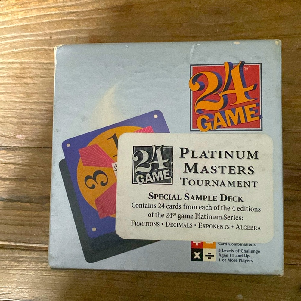 24 math game set